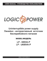 LogicPower LP-650VA-P User Manual preview