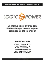 Preview for 1 page of LogicPower LPM-1100VA-P User Manual