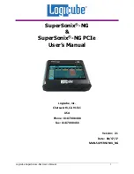 Logicube, Inc. SuperSonix-NG User Manual preview