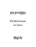 Preview for 1 page of Logidy EPSi User Manual