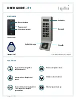 Logiflex E1 User Manual preview