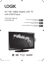 Предварительный просмотр 1 страницы Logik L22DVDB10E Instruction Manual