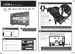 Preview for 1 page of Logik L43UE17 Quick Start Manual