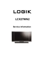 Logik LCX27WN2 Service Information предпросмотр