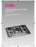 Logik LG5HOBX12 Instruction & Installation Manual preview