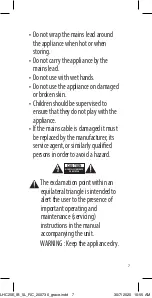 Preview for 7 page of Logik LHC20E Instruction Manual