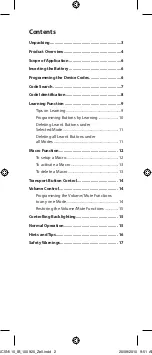 Preview for 2 page of Logik LRC5N110 Instruction Manual