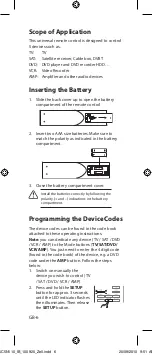 Preview for 6 page of Logik LRC5N110 Instruction Manual