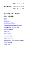 Logik MP3-128 LCD User Manual preview