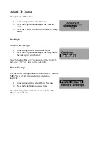 Предварительный просмотр 8 страницы Logik MP3-128 LCD User Manual