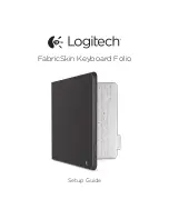 Preview for 1 page of Logitec FabricSkin Keyboard Folio Setup Manual