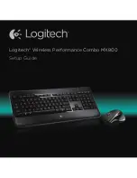 Logitec MX800 Setup Manual preview