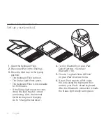 Preview for 4 page of Logitec Solar Keyboard Folio Getting Started With