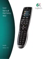 Logitech 915-000030 - Harmony 900 Universal Remote Control User Manual предпросмотр