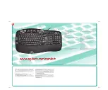 Предварительный просмотр 2 страницы Logitech 920-000325 - Wave Keyboard Wired Installation