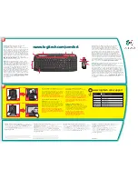 Preview for 2 page of Logitech 920-000390 - Cordless Desktop LX 310 Laser Wireless Keyboard Installation Manual