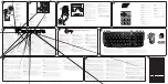 Preview for 2 page of Logitech 920-001176 - Pro 2800 Cordless Desktop Wireless Keyboard Quick Start Manual