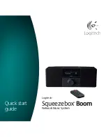 Logitech 930-000054 - Squeezebox Boom Network Audio Player Quick Start Manual preview