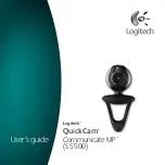 Logitech 960-000240 - Quickcam Communicate MP Web Camera User Manual preview