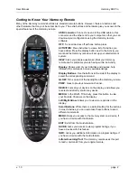 Предварительный просмотр 4 страницы Logitech 966196-0403 - Harmony 890 Pro Advanced Universal Remote Control User Manual