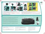 Предварительный просмотр 2 страницы Logitech 967418-0403 - Cordless Desktop LX 700 Wireless Keyboard Installation Manual