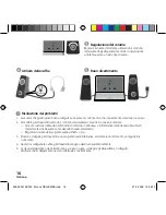 Preview for 16 page of Logitech 980-000329 - Z 320 PC Multimedia Speaker Quick Start Manual