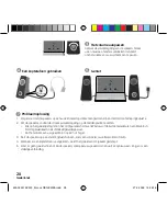 Preview for 28 page of Logitech 980-000329 - Z 320 PC Multimedia Speaker Quick Start Manual