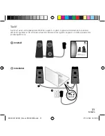 Preview for 31 page of Logitech 980-000329 - Z 320 PC Multimedia Speaker Quick Start Manual