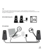 Preview for 35 page of Logitech 980-000337 - Z 520 PC Multimedia Speakers Quick Start Manual