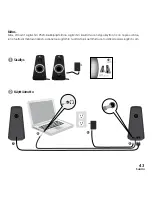 Preview for 43 page of Logitech 980-000337 - Z 520 PC Multimedia Speakers Quick Start Manual