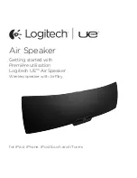 Предварительный просмотр 1 страницы Logitech Air Speaker Operating Instruction