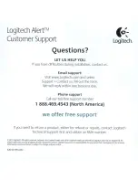 Предварительный просмотр 20 страницы Logitech Alert 750e Guide Getting Started