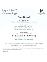 Предварительный просмотр 20 страницы Logitech ALERT 750i Getting Started Manual