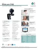 Preview for 2 page of Logitech C160 Brochure & Specs