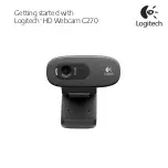 Logitech C270 Getting Started Manual предпросмотр