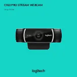 Logitech C922 PRO Setup Manual preview