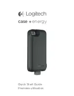 Предварительный просмотр 1 страницы Logitech case+ energy Quick Start Manual