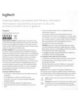 Preview for 3 page of Logitech DRIVING FORCE Manual