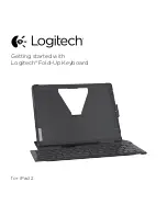 Logitech Fold-Up Keyboard Getting Started Manual предпросмотр