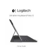 Logitech Folio i5 Setup Manual предпросмотр