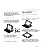 Предварительный просмотр 5 страницы Logitech Folio i5 Setup Manual