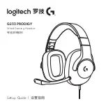 Предварительный просмотр 1 страницы Logitech G233 PRODIGY Setup Manual