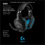 Предварительный просмотр 1 страницы Logitech G431 User Manual