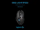 Logitech G502 Lightspeed Setup Manual preview