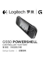 Logitech G550 POWERSHELL Setup Manual предпросмотр