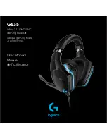 Logitech G635 User Manual предпросмотр