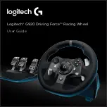 Logitech G920 Driving Force User Manual preview