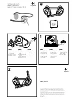 Preview for 1 page of Logitech H130 Getting Started Manual