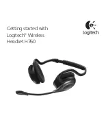 Preview for 1 page of Logitech H760 Getting Started Manual