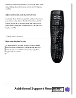 Предварительный просмотр 5 страницы Logitech Harmony 350 Remote Getting Started